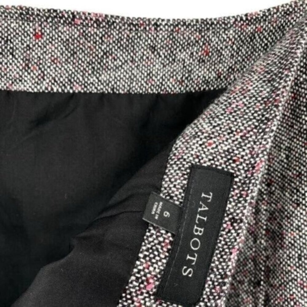 Talbots Shetland Wool Blend A Line Midi Skirt - Picture 10 of 12